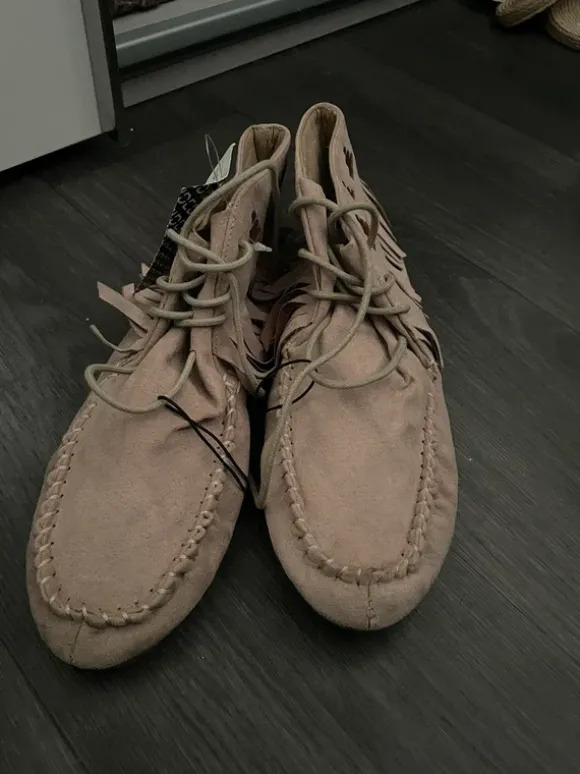 Indianer Schuhe beige 38 neu