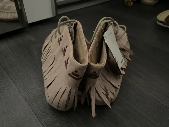 Indianer Schuhe beige 38 neu