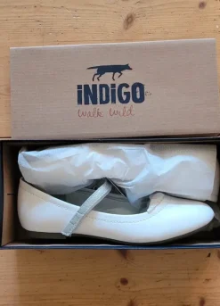 Indigo Ballerinas weiß