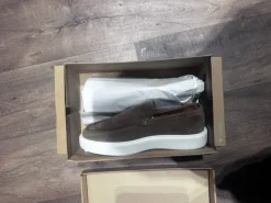 Instapper/loafer suède , maat 46 camel