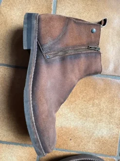 Jack & Jones Lederstiefel Braun Gr. 44