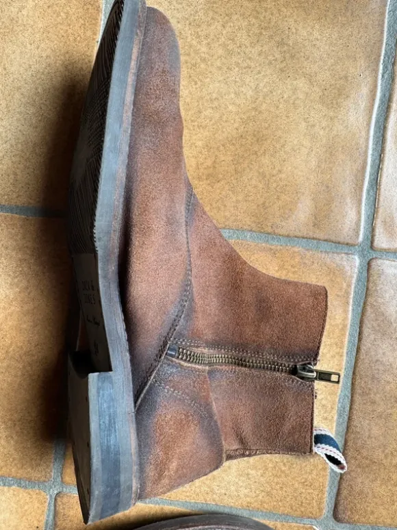 Jack & Jones Lederstiefel Braun Gr. 44