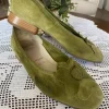 Jenny by ara Ballerina Wildleder grün TOP