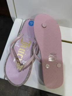 Juicy couture Flipflops mit Swarovski Steinen rosa Größe 39