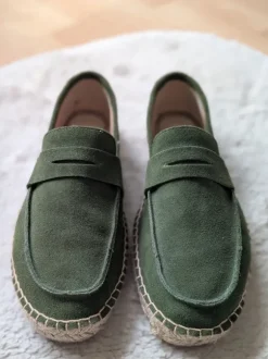 Jute Espadrilles Grün