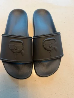 Karl Lagerfeld claquette sandales slash tong noir neuf taille 43
