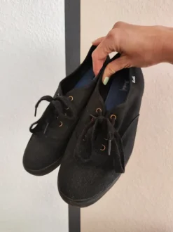 Ked's Keds Sommerliche Sneaker Schuhe Ballerinas schwarz 39