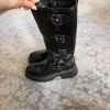 Knee High Boots with Buckels