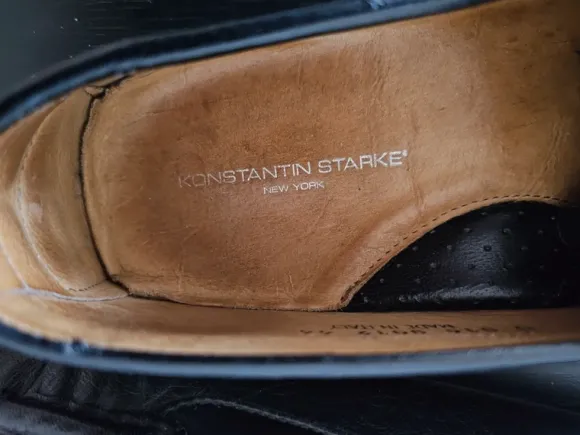 Konstantin Starke Herren Schuhe Gr 44,5 Herren Slipper Mokassin Schuhe