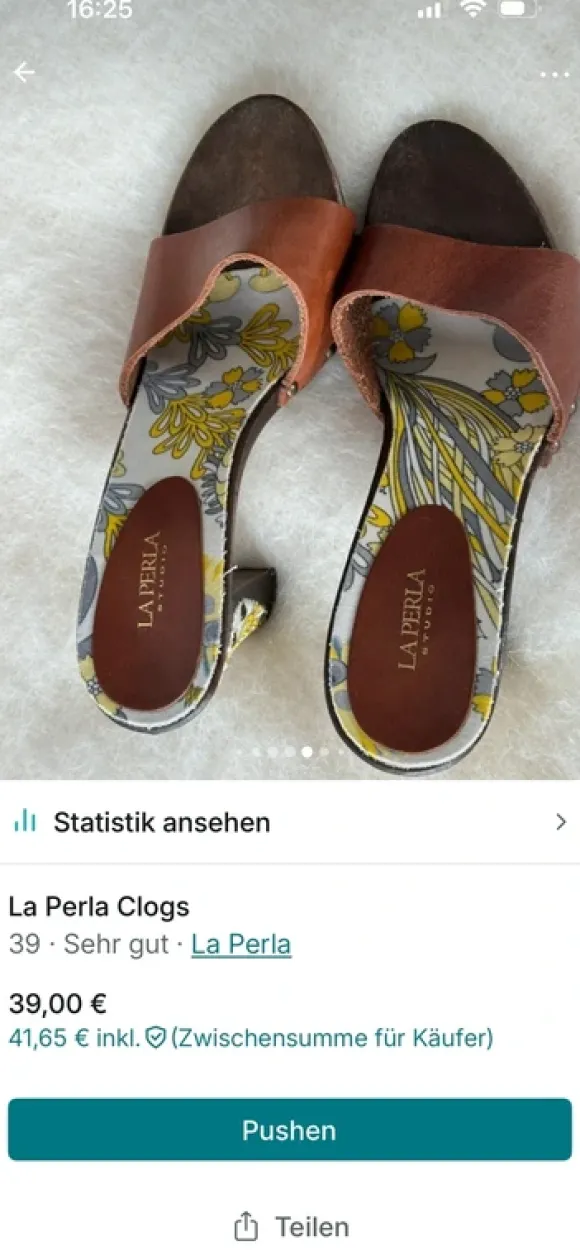 La Perla Vintage Clogs