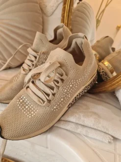 La strada sneaker beige gold 38 Leo