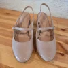 Lackschuhe Nude