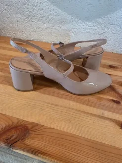 Lackschuhe Nude