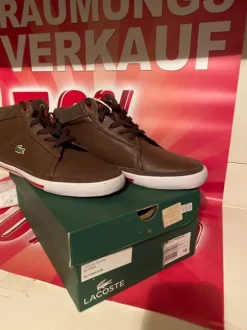 Lacoste Schuhe | Mid-Top Sneaker | Größe 44.5 | Braun | Nicht profitabel