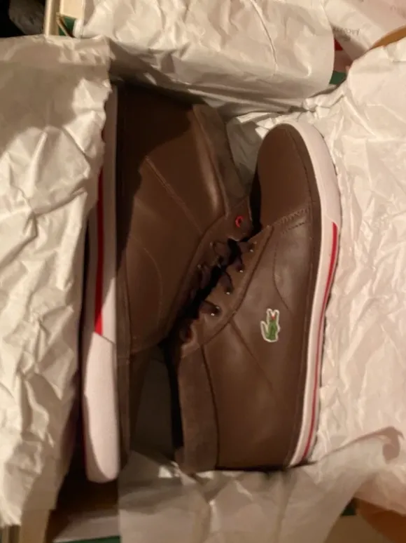 Lacoste Schuhe | Mid-Top Sneaker | Größe 44.5 | Braun | Nicht profitabel
