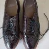 Lakleren veterschoenen SPM