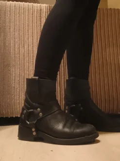 Leather bikerboots Sendra