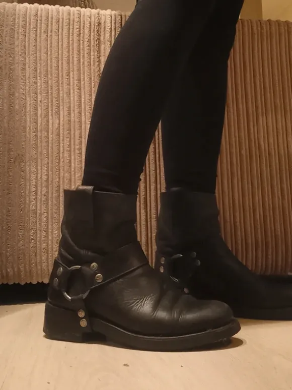 Leather bikerboots Sendra