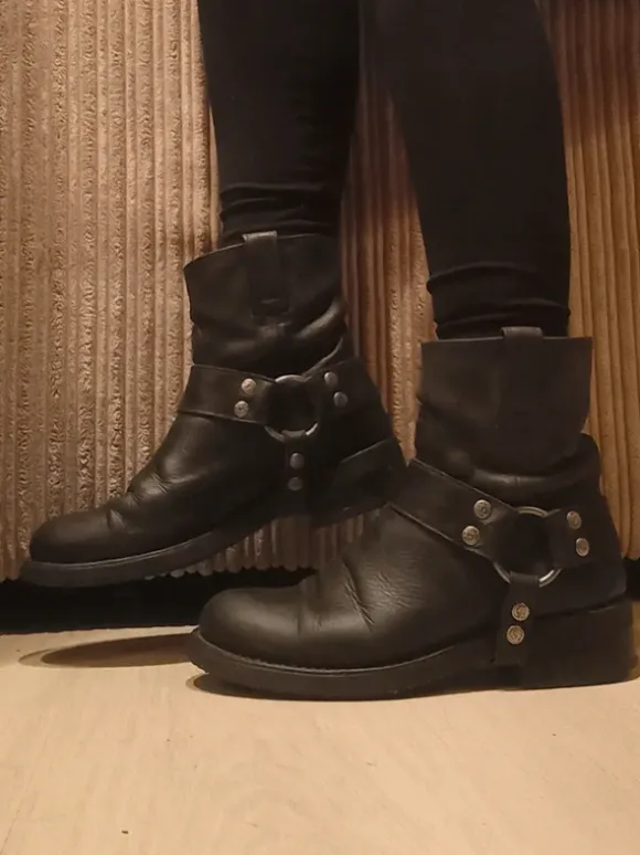 Leather bikerboots Sendra
