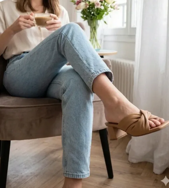 Leather sandals