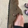 Leather unisex clogs in Light Brown