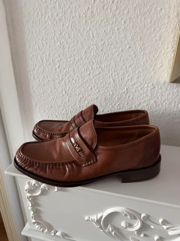 Leder Loafer Braun