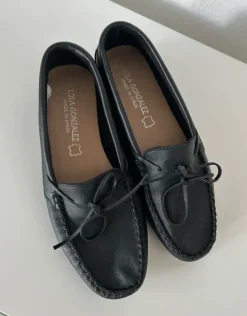 Leder Loafer schwarz