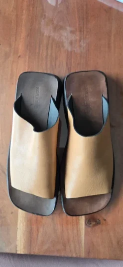Leder Sandalen Nicola Barbato