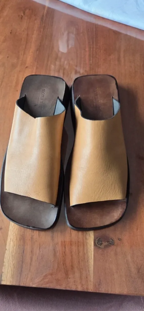 Leder Sandalen Nicola Barbato