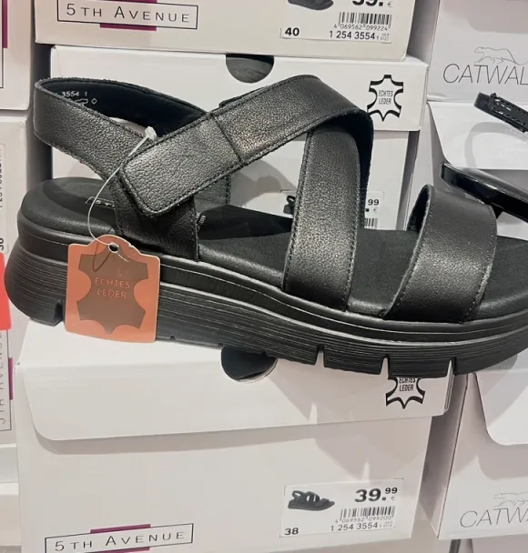 Leder Sandaletten 38