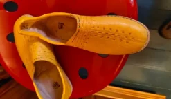 Leder slofjes schoentjes