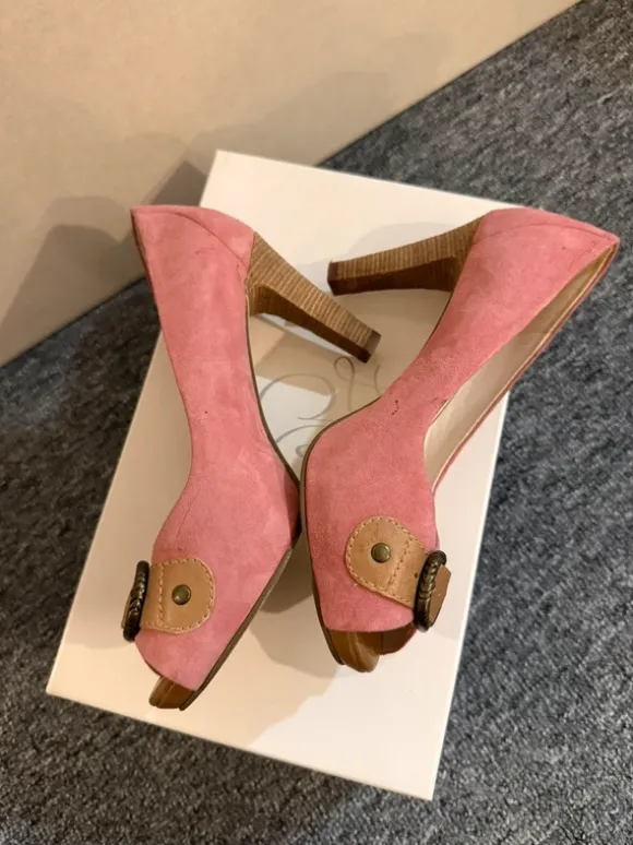 Leder Sommerpumps