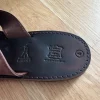 Leder-Flip-Flops (made in Greece) in Größe 43