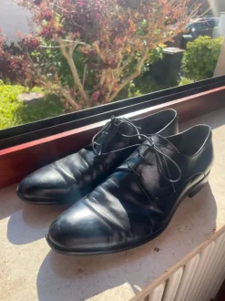Lederschuhe Derby/Oxford Schwarz Anzugschuhe