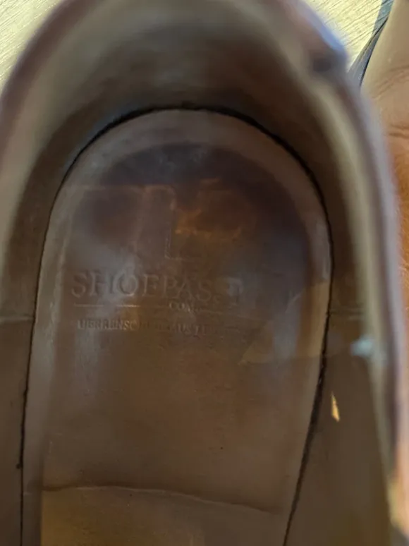 Lederschuhe im Rahmen genäht, Shoepassion Größe 9