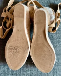 Lefties Keilabsatz Espadrilles Olive Khaki Gr. 39 Spanien Sommer Damenschuhe neu