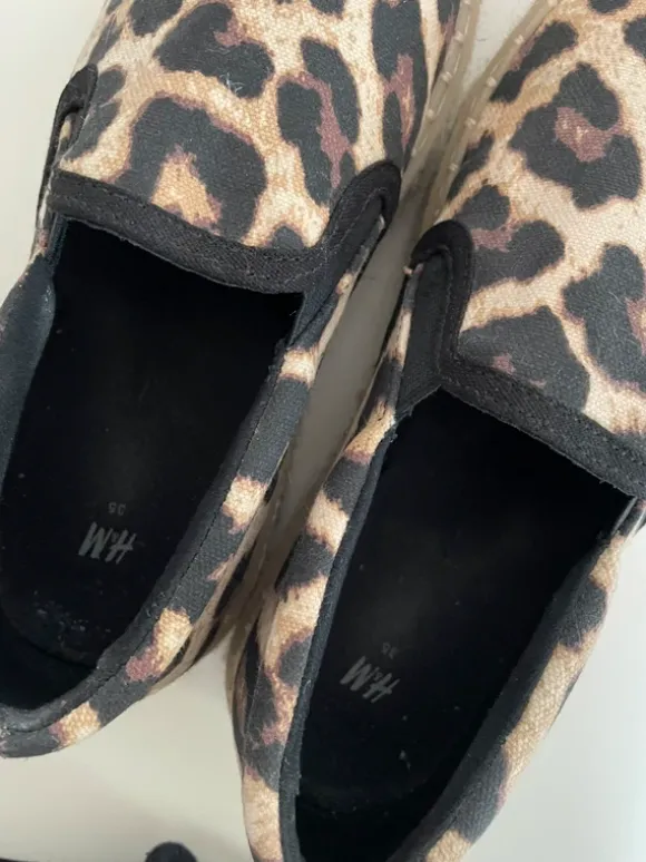 Leo Print H&M Loafer Espadrille Gr. 36