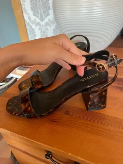 Leoparden Hackenschuhe