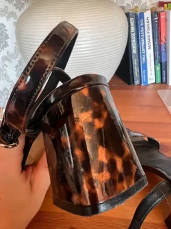Leoparden Hackenschuhe