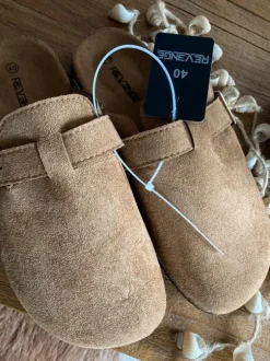 Leuke Clogs Cognac mt 40’