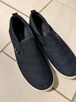 Livergy Herren Schuhe Slipper Blau 43