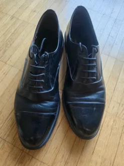 Lloyd Black Leather Formal Shoes Men 46.5