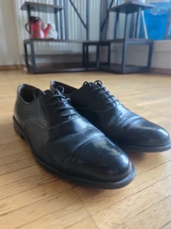 Lloyd Black Leather Formal Shoes Men 46.5