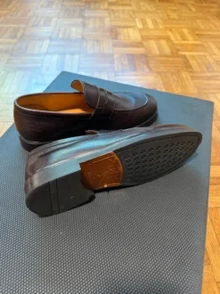 Loafer | braunes Glattleder | Größe 41 | Marke: Digel | Zustand: Sehr gut