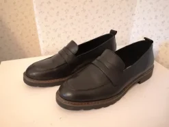 Loafer Leder schwarz 38 wie neu 5th Avenue