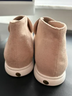 Loafer Mokassins Halbschuhe Sommerschuhe Rose beige rosa Wildleder Velours flach damen herren