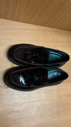 Loafer Schwarz/Rot Größe 42
