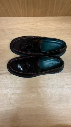 Loafer Schwarz/Rot Größe 42