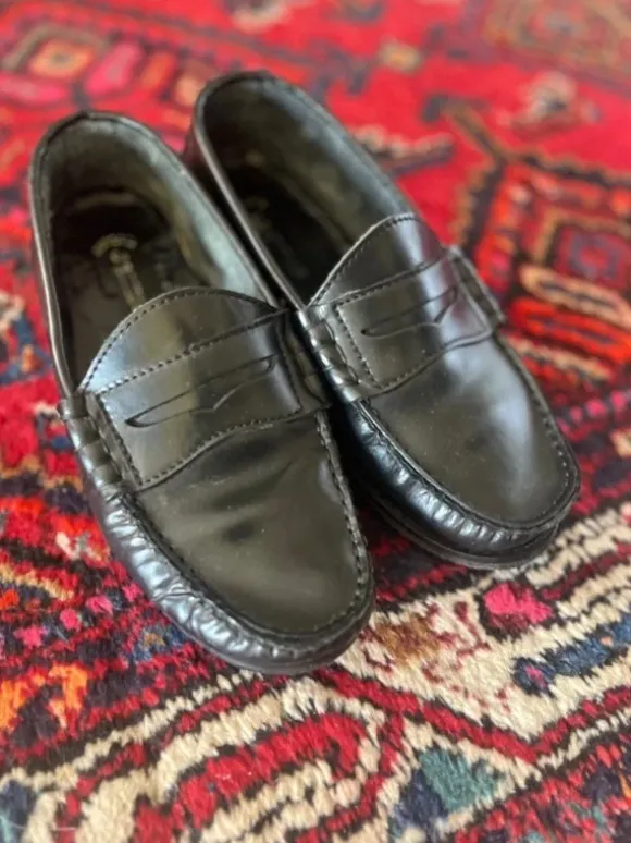 Loafer Vintage Jackson Mokassins Leder schwarz