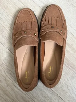 Loafers echt suede van Clarks maat 40